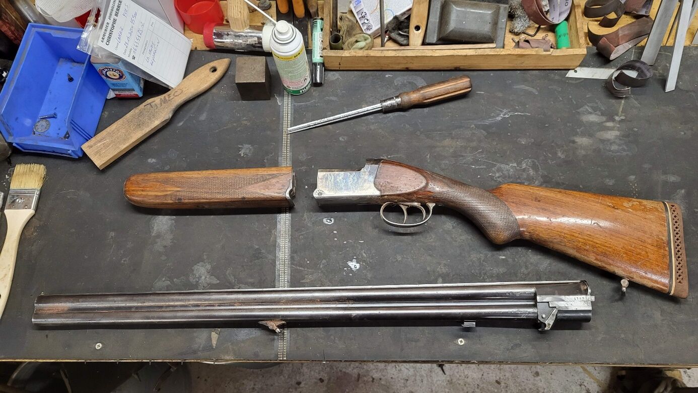 Le fusil dans son état d'origine, avant intervention