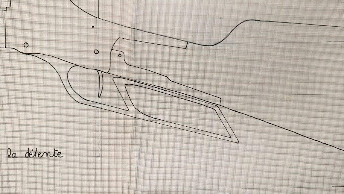 Le plan général dessiné à la main